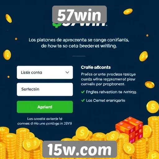 Como criar uma conta no 57win